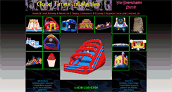 Desktop Screenshot of goodtimesinflatables.com